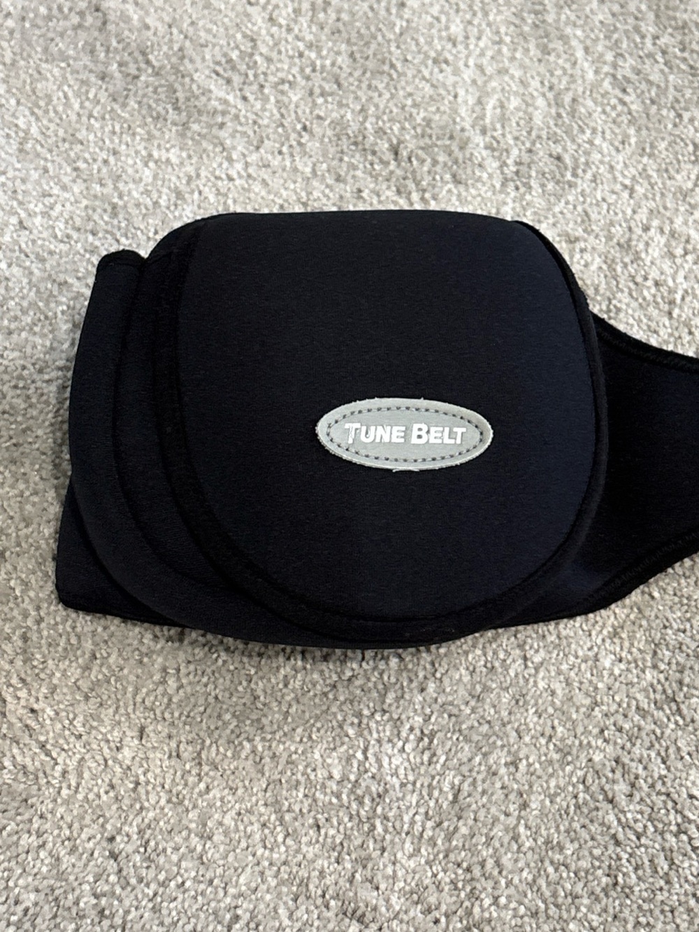 Tune Belt Deluxe CD Player/Walkman Holder - Black Neoprene Adjustable